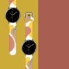 Pasek Strap Moro do Samsung Galaxy Watch 45 / 46 / 47 mm silikonowa bransoletka opaska do zegarka - wzór 7