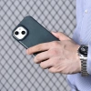 iCarer CE Oil Wax Premium Leather Folio Case skórzane etui iPhone 14 Plus z klapką magnetyczne MagSafe niebieski (AKI14220707-BU)