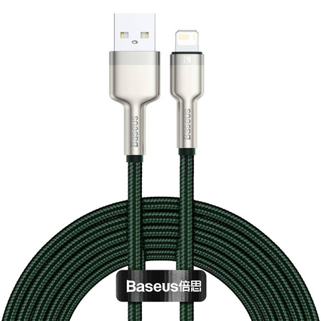 Baseus Cafule Series Metal Data Cable USB to IP 2.4A 2m Green