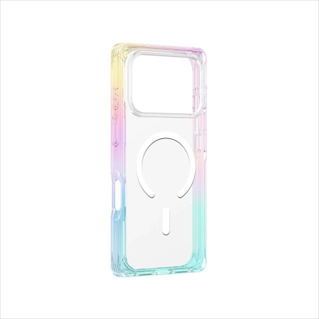 AmazingThing Omni case for iPhone 17 Pro compatible with MagSafe - transparent-rainbow