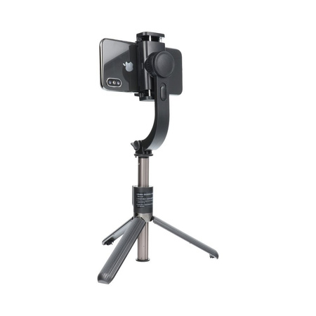 Zestaw / uchwyt selfie z pilotem na bluetooth tripod GIMBAL stabilizator czarny SSTR-L08