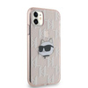 Karl Lagerfeld KLHCN61HKLPCHP iPhone 11 / Xr 6.1" różowy/pink hardcase IML Choupette Head & Monogram