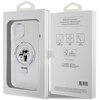 Oryginalne Etui IPHONE 15 PLUS / 14 PLUS Karl Lagerfeld Hardcase Ring Stand Karl&Choupettte MagSafe białe