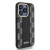 DKNY DKHMP15XPCPVSLK iPhone 15 Pro Max 6.7" czarny/black hardcase Leather Checkered Mono Pattern MagSafe