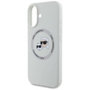 Schutzhülle IPHONE 16 Karl Lagerfeld Silicone Double Heads&Circle MagSafe beige