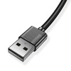 KABEL T-PHOX NETS TYPE-C BLACK 30 CM 2.4A ; PVC ; 0,3M
