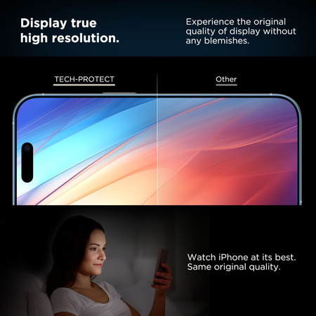 SZKŁO HARTOWANE TECH-PROTECT QUICK SET+ 2-PACK IPHONE 16 PRO MAX BLACK