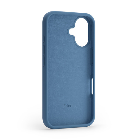 Nakładka Etteri Silicone Case do iPhone 16 Plus 6,7" ciemnoniebieska
