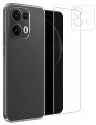 Etui do Oppo Reno 13 Pro + Szkło na ekran + Szkło na aparat