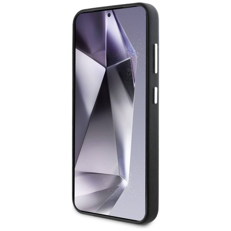 Oryginalne Etui SAMSUNG GALAXY S25+ Karl Lagerfeld Saffiano Full Wrapped Elongated Metal Logo MagSafe czarne