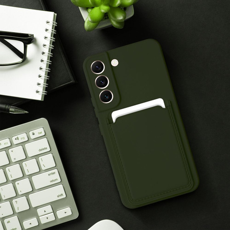 Futerał CARD CASE do SAMSUNG A35 5G zielony