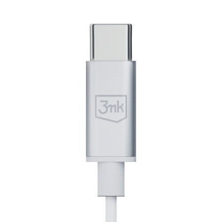 USB-C 3mk Kabelgebundene Kopfhörer – weiß