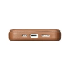 iCarer CE Premium Leather Folio Case skórzane etui iPhone 14 Plus z klapką magnetyczne MagSafe brązowy (WMI14220715-BN)