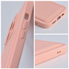 Futerał CARD CASE do IPHONE 15 PRO MAX różowy