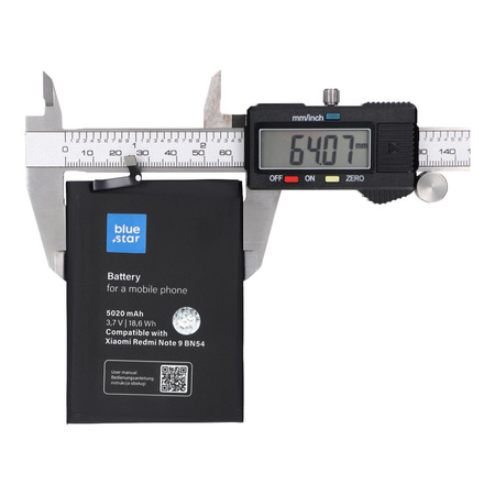 Bateria do Xiaomi Redmi Note 9 (BN54) 5020 mAh Li-Ion Blue Star