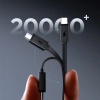 Joyroom JR-PR1 10000mAh 22,5W Powerbank mit integriertem einziehbarem USB-C-Kabel - Schwarz
