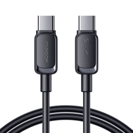 Joyroom Multi-Color Series A14 USB-C / USB-C 60W Kabel 1,2 m – Schwarz