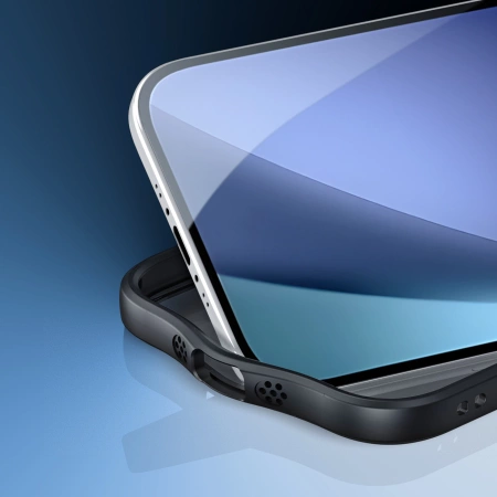 Etui Dux Ducis Aimo Mag z pierścieniem magnetycznym i podstawką na iPhone 17 Air – czarne