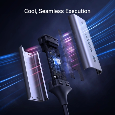 Ugreen CM648 USB-C to RJ45 Ethernet 2.5G adapter - gray