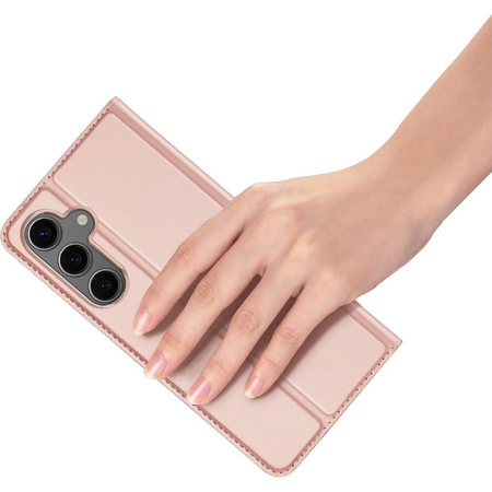 DUX DUCIS kabura SKIN PRO do SAMSUNG S25 różowa