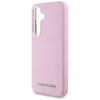 Original Case SAMSUNG GALAXY S25 Karl Lagerfeld Saffiano Full Wrapped Elongated Metal Logo MagSafe pink