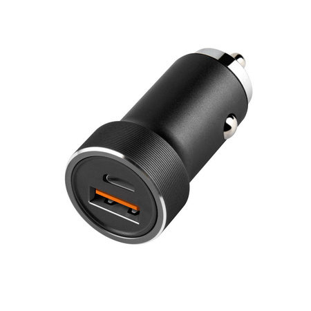 Forever ładowarka samochodowa PD3.0 + QC3.0 CC-06 1x USB-C 1x USB 20W czarna