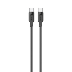 USAMS Kabel USB-C na USB-C PD Fast Charging 1,2m 100W Lithe Series czarny/black SJ567USB01(US-SJ567)