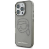 Original Handyhülle IPHONE 16 PRO Karl Lagerfeld Hardcase IML Rhinestones Karl Head schwarz
