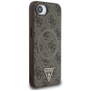 Guess 4G Ring Triangle Logo MagSafe iPhone 16e Hülle - Braun