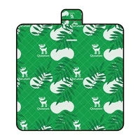 Qunature Picknickmatte wasserdichte Campingdecke 2 x 2 m - Grün