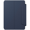Etui UNIQ Rovus Snapmount Magnetic 360   Rotating Detachable do iPad 11" A16 (2025) / iPad 10.9" 10 gen. (2022) granatowy