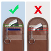 KLATKA FARADAYA TECH-PROTECT KLR100 POUCH KEYLESS RFID SIGNAL BLOCKER CASE ESPRESSO