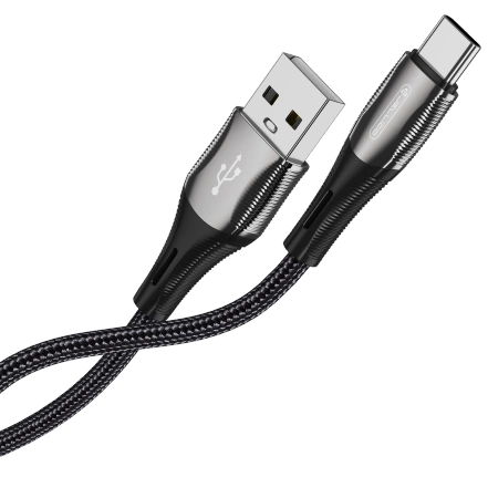 JELLICO kabel B18 USB-C 3.1A 1M Czarny