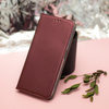 Etui Smart Magnetic do iPhone SE 2024 burgundowe