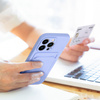 Futerał CARD CASE do IPHONE 16 Pro fioletowy