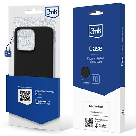 iPhone 14 Pro 3mk Silicone Case Series - Black