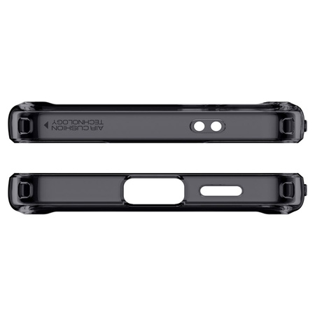 Etui Spigen Ultra Hybrid na Samsung Galaxy S24 - ciemnoszare (wzór Zero One)
