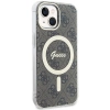 Guess IML 4G MagSafe iPhone 15 Plus Hülle - Braun