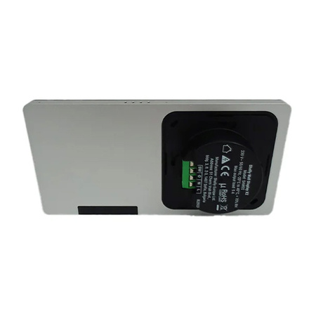 Dual Control Panel Shelly Wall Display X2 WiFi/BLU (silver) + BLU H&T
