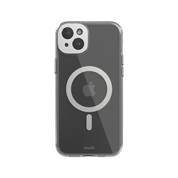 Moshi iGlaze MagSafe - Etui iPhone 15 Plus (Luna Silver)