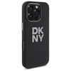 Oryginalne Etui IPHONE 16 PRO DKNY Hardcase Liquid Silicone Metal Logo (DKHCP16LSMCBSK) czarne