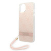 Oryginalne Etui IPHONE 14 PLUS Guess Hardcase 4G Print Strap (GUOHCP14MH4STP) różowe