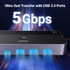 Ugreen CM664 HDMI-Switch 2in1 KVM-Switch – Schwarz