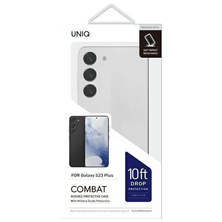 Uniq case Combat Sam S23+ S916 black/carbon black