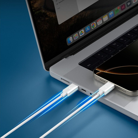 SPIGEN EB6010CC ESSENTIAL TYPE-C CABLE 60W 100CM WHITE