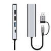 TECH-PROTECT HB03 HUB ADAPTER 5IN1 TYPE-C + USB2.0 + USB3.0 + RJ45 SPACE GREY