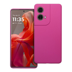 Futerał SILICONE 2mm do MOTOROLA G85 5G róż
