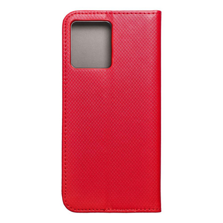 Kabura Smart Case book do MOTOROLA MOTO G84 czerwony