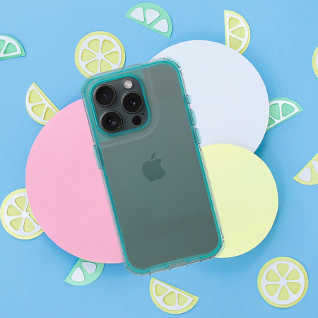 Futerał MATRIX CLEAR do IPHONE 15 Pro Max miętowy