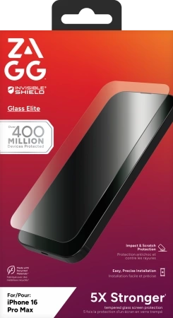 ZAGG InvisibleShield Glass Elite für iPhone 16 Pro Max